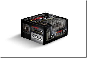 Barnes TAC-XPD Defense Ammunition, 9mm Luger  P