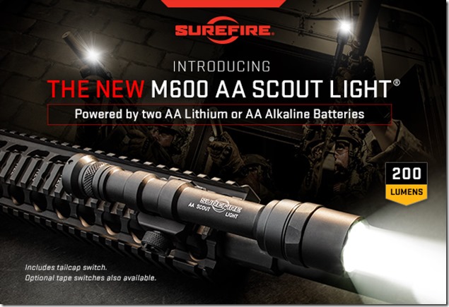 Surefire M600 AA Scout Light
