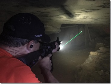 laser sight KY cave Rock castle