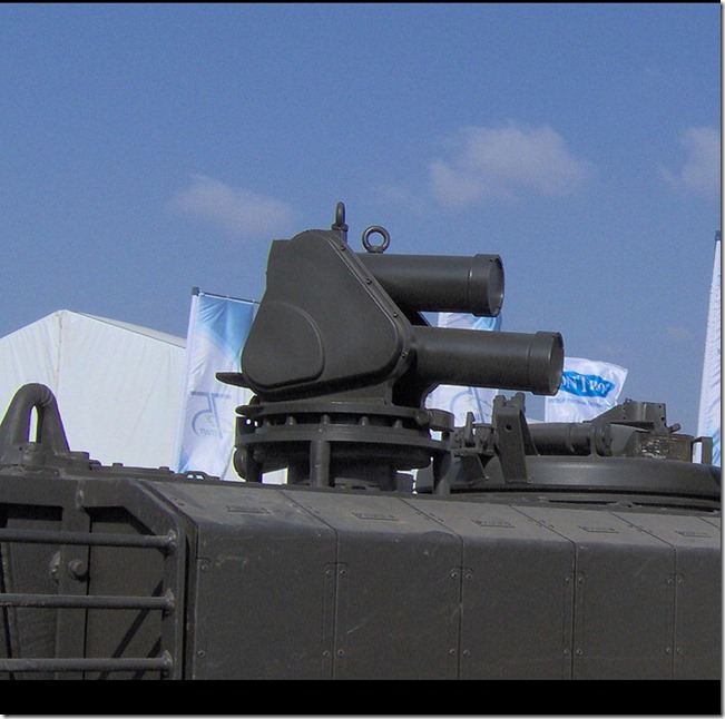 Iron Fist_IMI lightweight IR Radar based active protection system for armoured fighting vehicles & light utility vehicles
