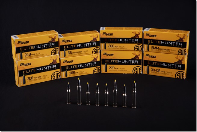 SIG SAUER Elite Hunter Tipped Ammo Family