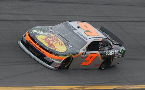 February 14, 2020:  #9: Noah Gragson, JR Motorsports, Chevrolet Camaro during Xfinity practice at Daytona International Speedway in Daytona Beach, FL. (HHP/Harold Hinson)