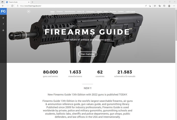 New Online Gunsmithing Library with 21,583 printable Gun Schematics ...