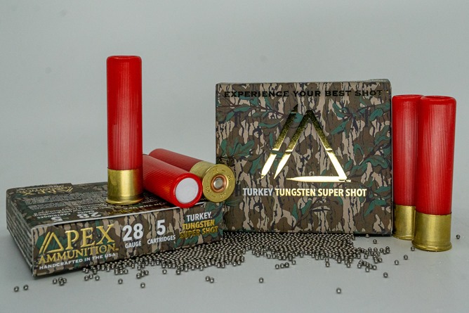 APEX Ammunition 28-Gauge Mossy Oak Green Leaf Turkey TSS - 1 (002)