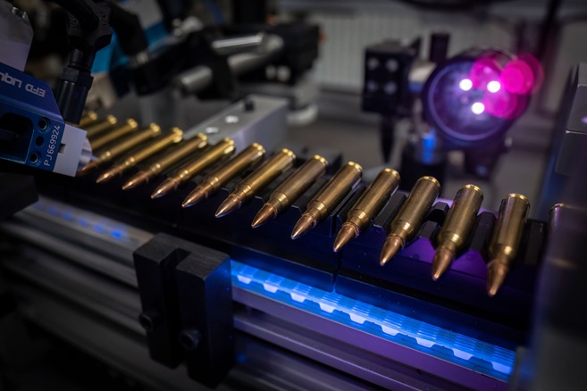 Ammo in D&M Sealing Machine
